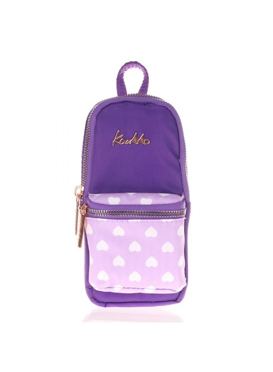 Kaukko Kalem Çantası Soft Floral Junıor Bag Purple K2440