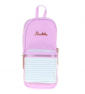 Kaukko Kalem Çantası Soft Floral Junıor Bag Vıolet K2441