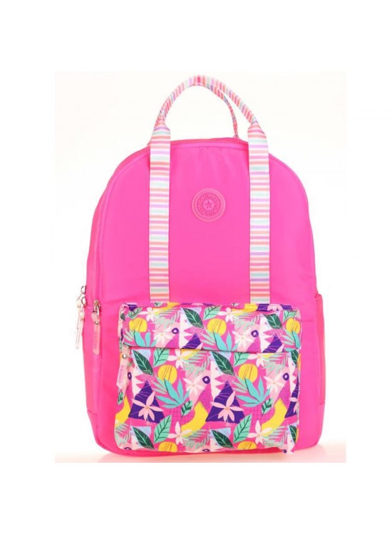 Kaukko Sırt Çantası Double Strıpe Pink K1762