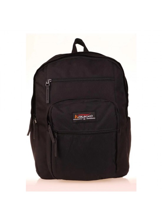 Kaukko Sırt Çantası Full Pocket Siyah K1599