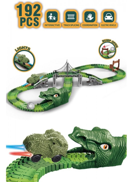 Kayyum Oyuncak Dino Tracks Yol Set 192 Parça