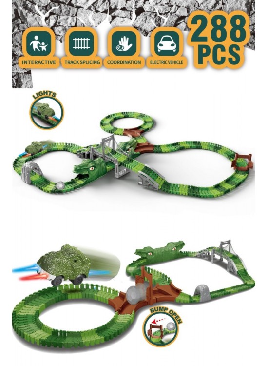 Kayyum Oyuncak Dino Tracks Yol Set 288 Parça