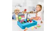 Kayyum Oyuncak Modern Lavabo Seti Pilli Mavi 7021