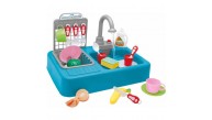 Kayyum Oyuncak Modern Lavabo Seti Pilli Mavi 7021