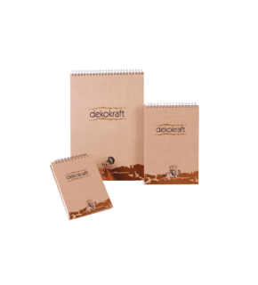 Keskin Color Bloknot Dekokraft Spiralli Kareli 100 YP A4 144002-99