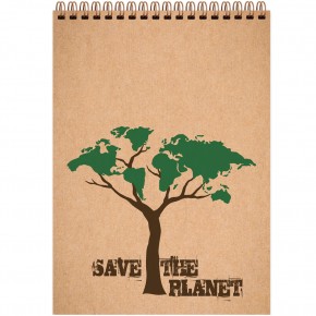 Keskin Color Bloknot Spiralli Planet 14x 20 100 YP Düz 143410-99