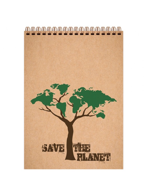 Keskin Color Bloknot Spiralli Planet 14x 20 100 YP Düz 143410-99