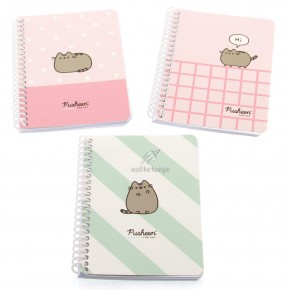Keskin Color Bloknot Spiralli Pusheen A6 80 Yp.Çizgili 140400-10