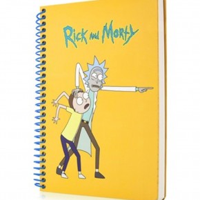 Keskin Color Bloknot Spiralli Rick And Morty A6 80 Yp.Çizgili 140400-11