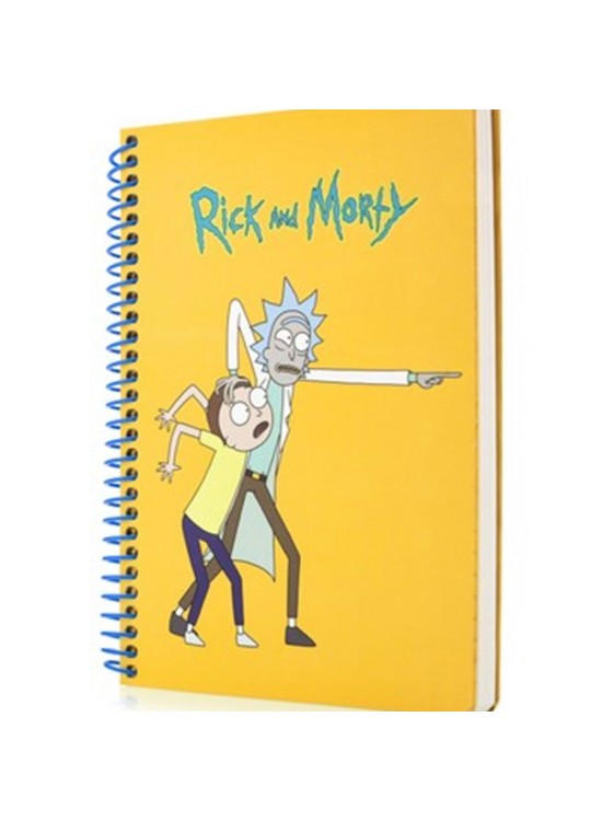 Keskin Color Bloknot Spiralli Rick And Morty A6 80 Yp.Çizgili 140400-11