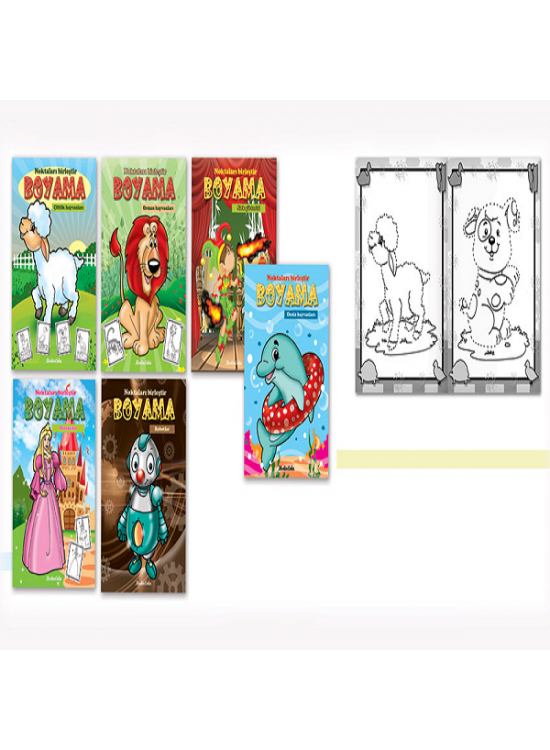 Keskin Color Boyama Kitabı 20x28 Noktaları Birleştir 242000-99 (1 Adet)