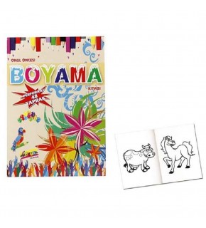 Keskin Color Boyama Kitabı Okul Öncesi 24x34 48 YP