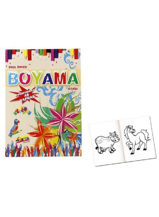 Keskin Color Boyama Kitabı Okul Öncesi 24x34 48 YP