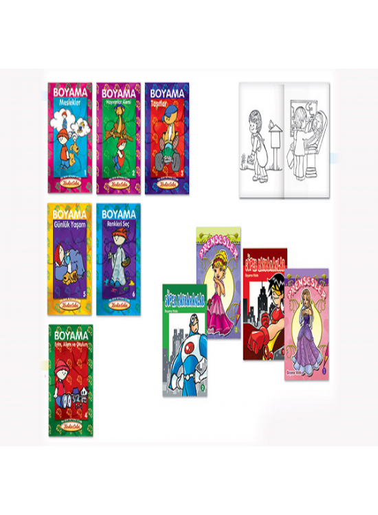 Keskin Color Boyama Kitabı Tek Renk 20x28 240200-99 (1 Adet)