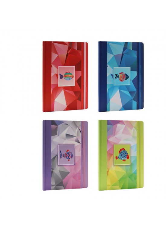 Keskin Color Ciltli Lastikli Kısmet Defter 17x24 96 YP Düz 415980-99