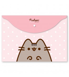 Keskin Color Çıtçıtlı Dosya Plastik Pusheen A4 120770-10 (1 Adet)