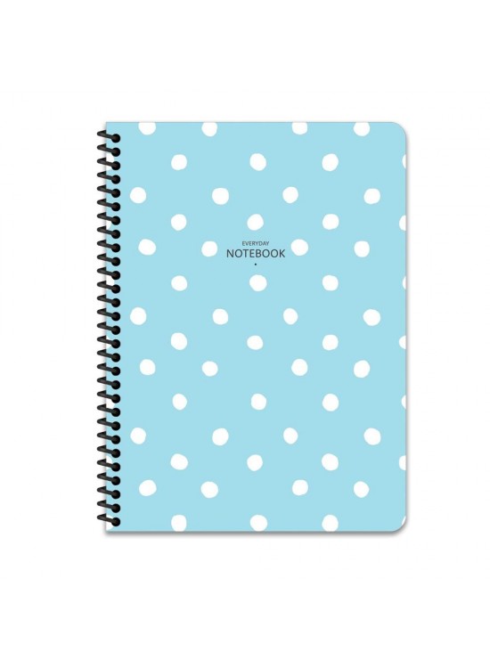 Keskin Color Defter 16,5x22,5 80 Yp.Kar. PP Kp.Spiralli