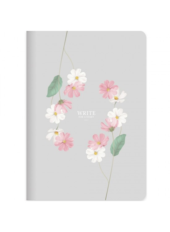 Keskin Color Defter A5 96 Yp.Çiz.Sert Kap. Start Gri 410391-99