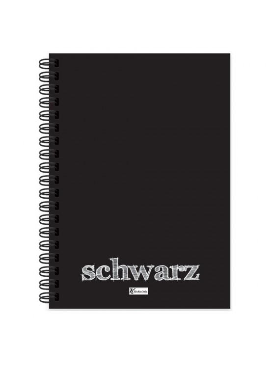 Keskin Color Defter A6 40 Yp.PP Kap.Spr.Schwarz 350560-99