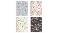 Keskin Color Defter Karton Kp.Spr.Çiçek 16,5x22,5 80 YP Çiz.