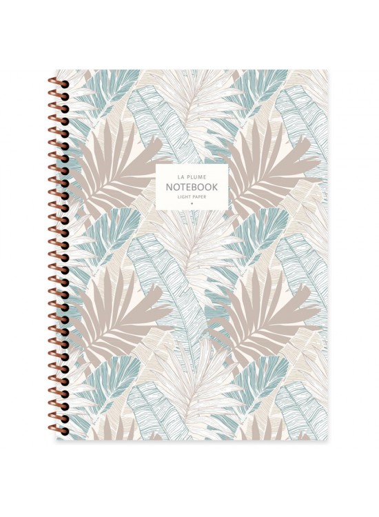 Keskin Color Defter Karton kp.Spr la Plume Leaves 16,5x22,5 80 Yp.Çiz.