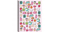 Keskin Color Defter PP Kp.Spr.Sweet 16,5x22,5 80 Yp.Çiz.333091-99