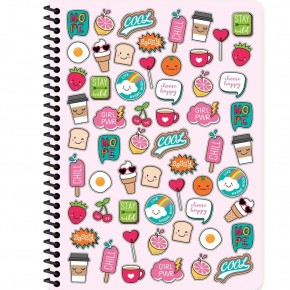 Keskin Color Defter PP Kp.Spr.Sweet 16,5x22,5 80 Yp.Çiz.333091-99