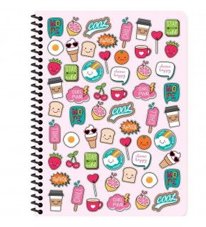 Keskin Color Defter PP Kp.Spr.Sweet 16,5x22,5 80 Yp.Çiz.333091-99