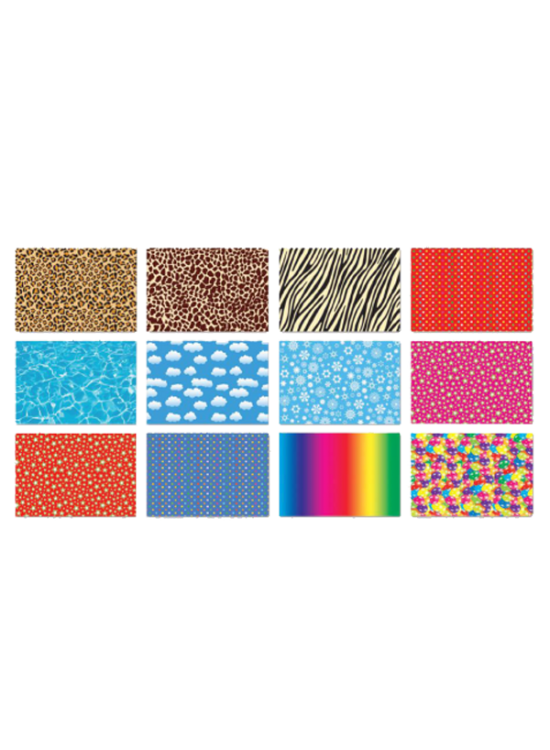 Keskin Color Fon Kartonu 12 Lİ 50x70 Karışık Renk Desenli 200951-99