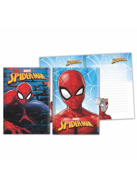 Keskin Color Hatıra Defteri Kilitli Spider Man 104 YP 14x20 310210-06