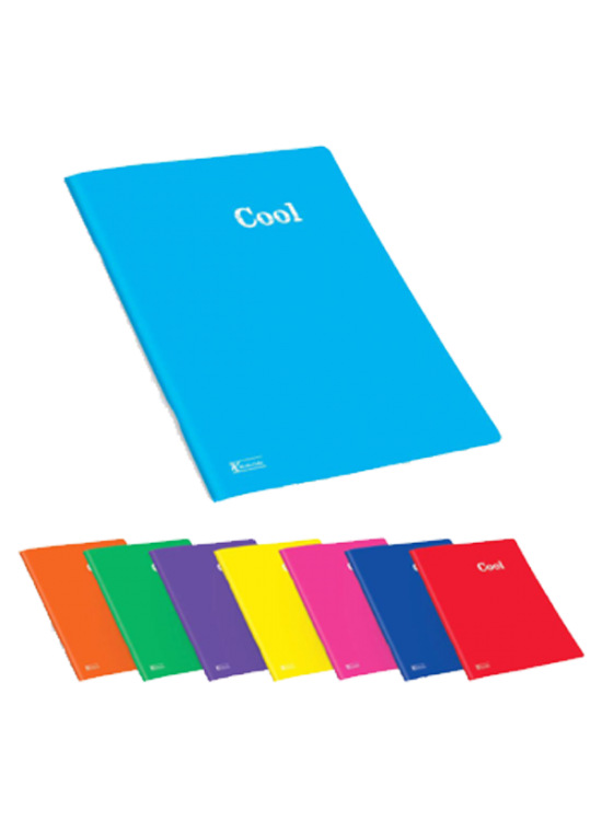 Keskin Color Plastik Kapak Dikişli Cool Defter A5 60 Yp Düz 450630-99