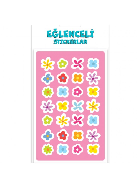 Keskin Color Puffy Sticker Orta Boy Çiçek 221204-99