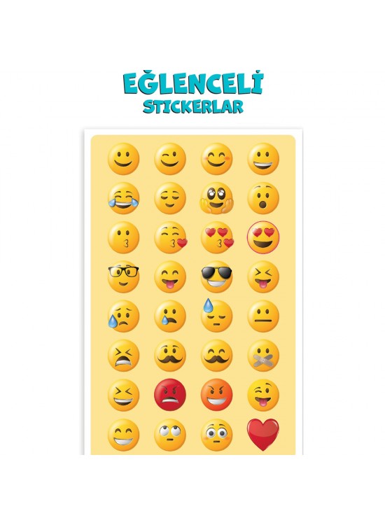 Keskin Color Puffy Sticker Orta Boy Emoji 221200-99