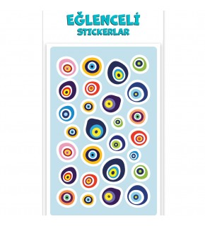 Keskin Color Puffy Sticker Orta Boy Nazar 221205-99
