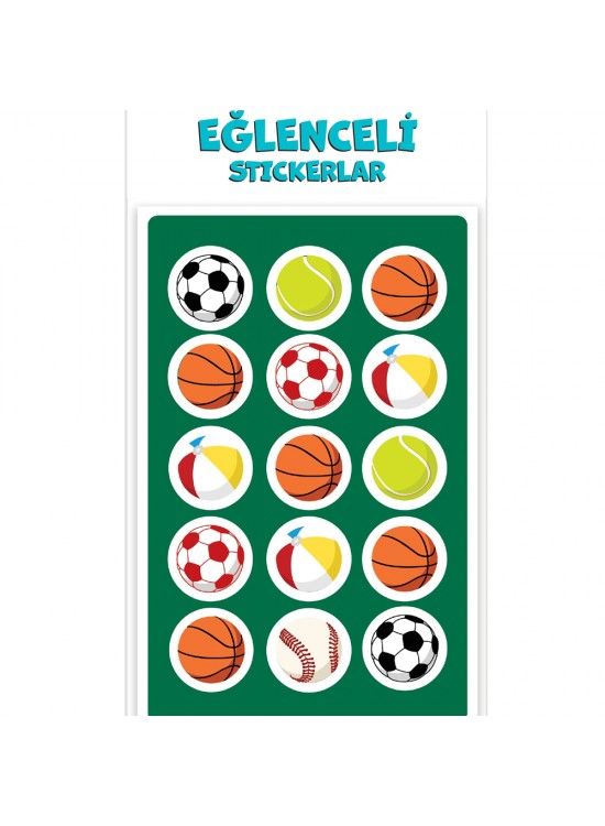 Keskin Color Puffy Sticker Orta Boy Top 221202-99