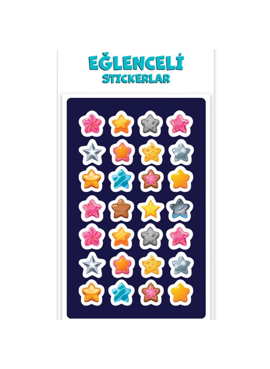 Keskin Color Puffy Sticker Orta Boy Yıldız 221207-99