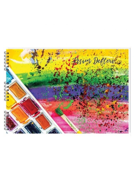 Keskin Color Resim Defteri Spiralli Basic 25x35 15 Yaprak 304415-99 (1 Adet)