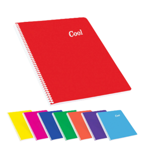 Keskin Color Spiralli Defter Cool Plastik Kapak Kareli 72 YP A4 321612-99