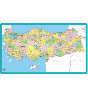 Keskin Color Yapboz 27x48 81 Li Çerçeveli Türkiye Haritası