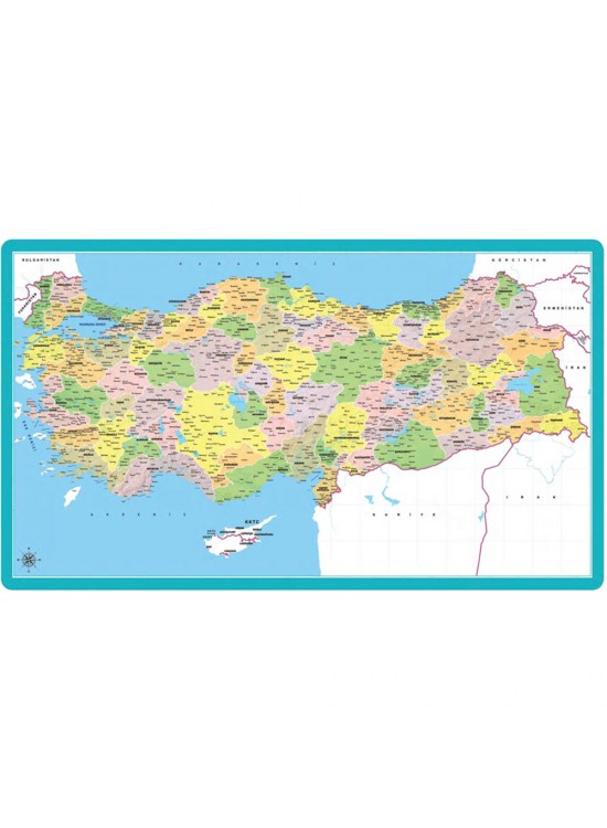 Keskin Color Yapboz 27x48 81 Li Çerçeveli Türkiye Haritası