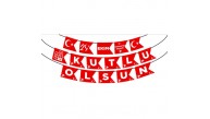Kika 29 Ekim Harf Afiş -29 Ekim Kutlu Olsun Banner