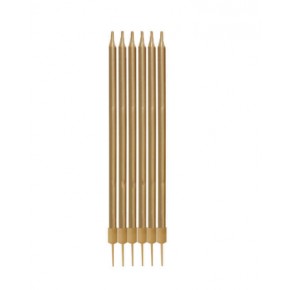 Kika Altın Doğum Günü Mumu 14cm MM21-6