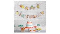 Kika BNR30 Happy Birthday Harf Afiş -Simli-