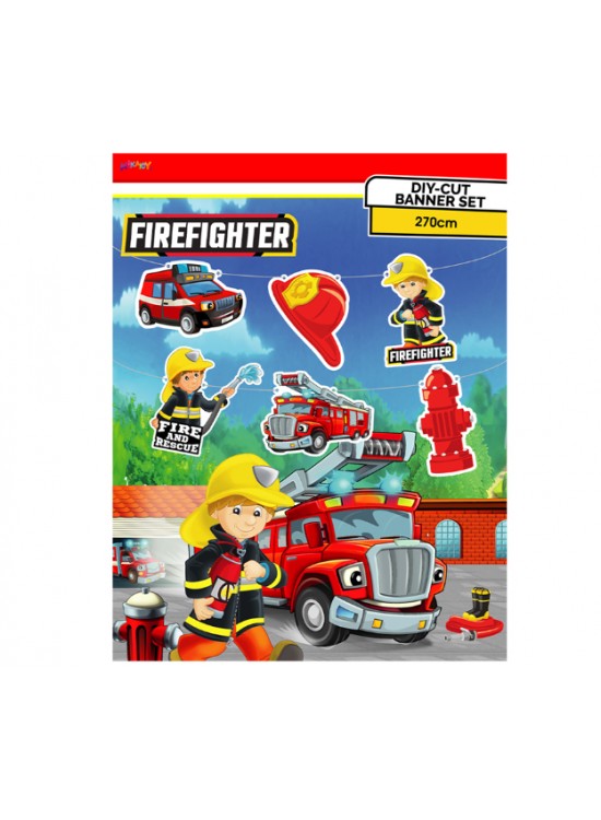 Kika Firefighters DIY-CUT Özel Kesim Banner