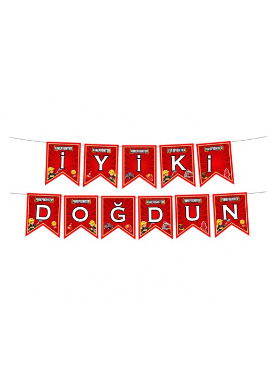 Kika Firefighters İyi ki Doğdun Banner