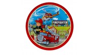 Kika Firefighters Karton Tabak 23cm 8 Li