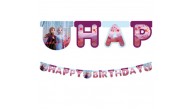 Kika Frozen 2 Happy Birthday Harf Afiş