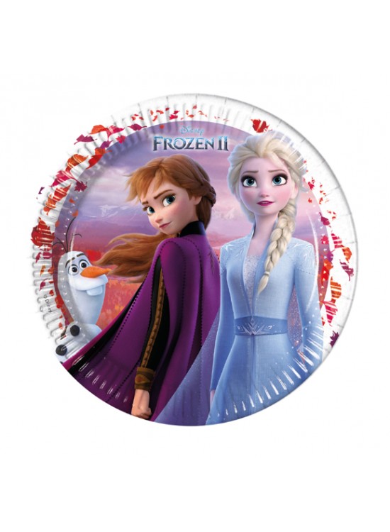 Kika Frozen 2 Karton Tabak 23cm 8 Li