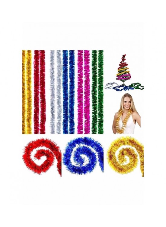 Kika Garland Simli Süsleme Şeridi 6,5cm Karışık Tk