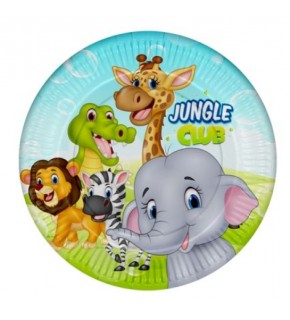 Kika Jungle Club Karton Tabak 23cm 8 Li